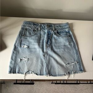 GAP Denim Distressed Skirt